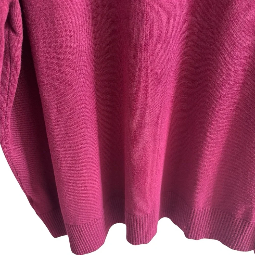 BloomChic Fishnet Knit Sweater 22-24 Long Sleeve V-Neck Pullover Casual
